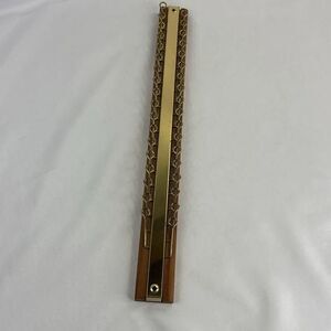 Vintage Wood Metal Wall Mount 36 Hook Tie Rack Belt Scarf Organizer
